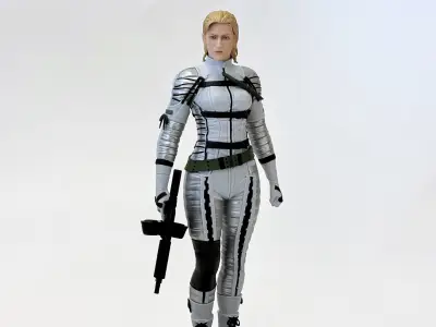 Figurine metal gear solid delta the boss